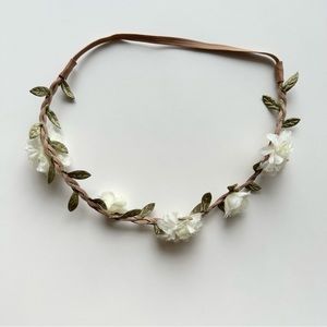 White Floral Headband